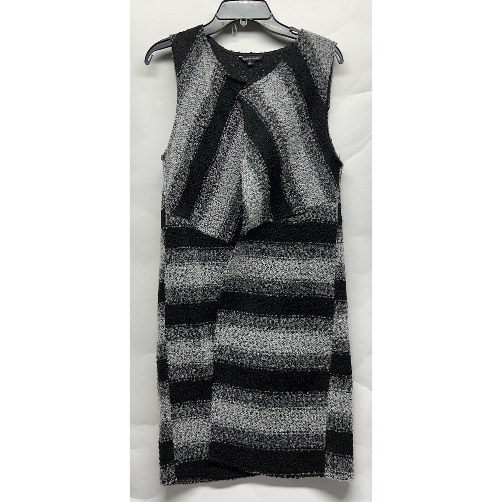 John Mark Womens Size S Gray Sleeveless Polyester Duster Cardigan Sweater (L5)